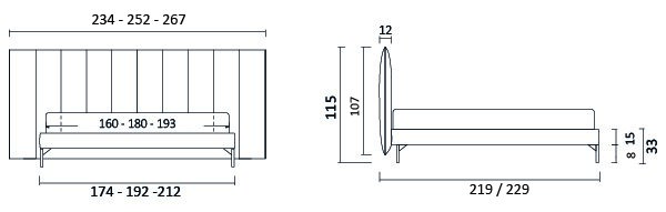 Designbed Opera Slim BedHabits 1 100